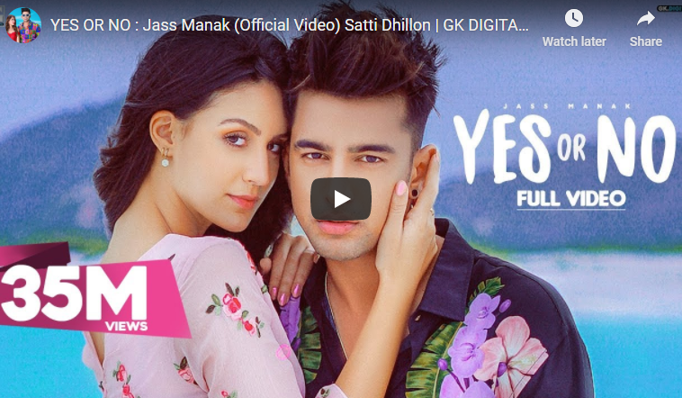 Yes Or No – Lyrics Meaning in Hindi – Jass Manak - Lyrics Translated
